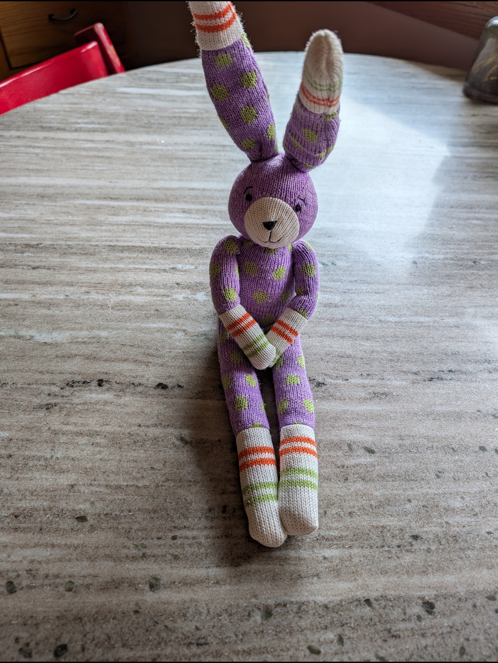 Midwest CBK Plush Purple Polka Dot Bunny
